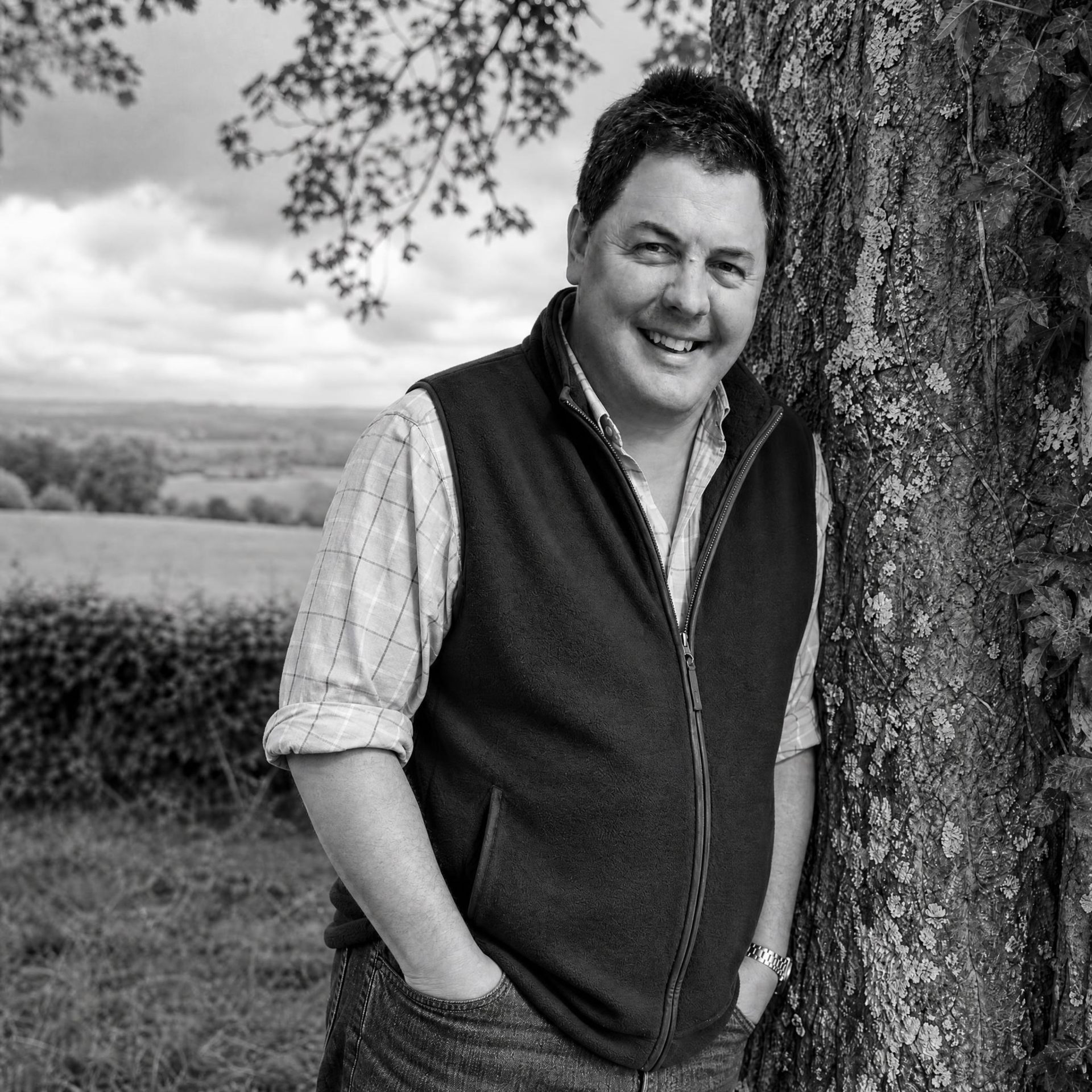 Rich Counsell, founder of Ebbor, photographed in Somerset
